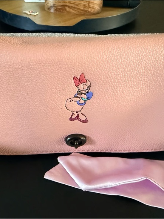 Coach Handbags - Coach Pink Leather Daisy Duck Crossbody